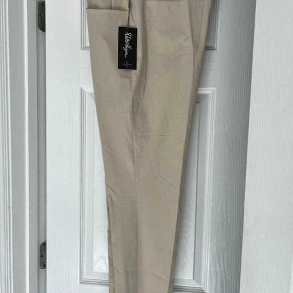 Walter Hagen Beige Men's Slim Fit Trousers - Picture 4 of 8